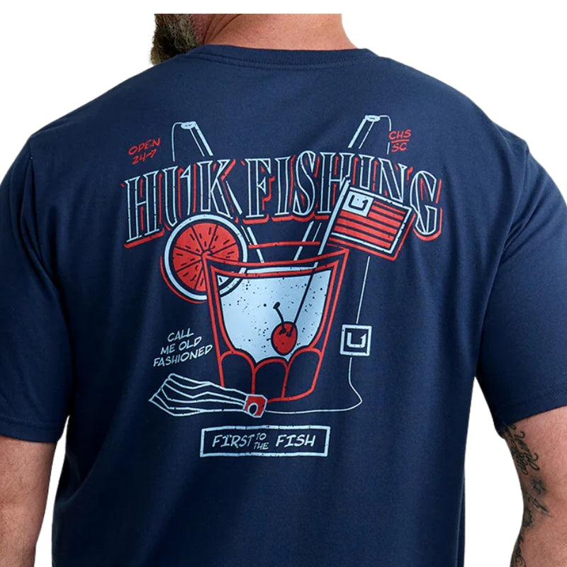 Load image into Gallery viewer, Huk Men’s Wando T-Shirt – cotton-blend performance tee for fishing and outdoor lifestyle