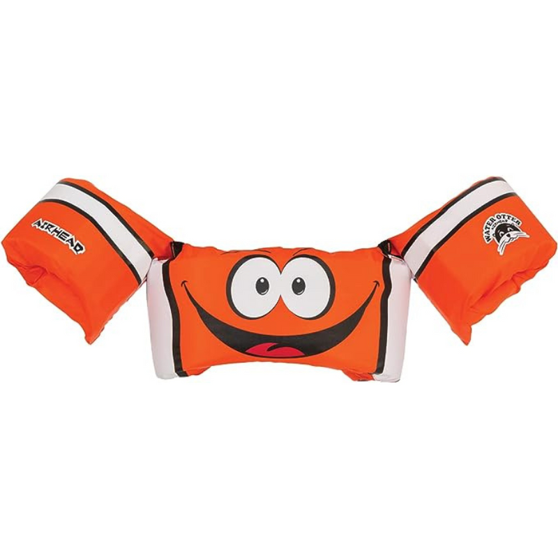 Load image into Gallery viewer, Airhead Water Otter Kids Life Jacket – Nemo-inspired clownfish design for playful water adventures