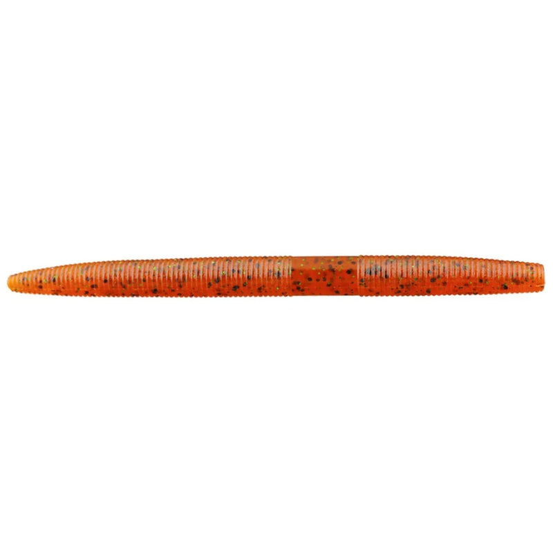 Load image into Gallery viewer, Yamamoto Senko Worms Pumpkin Black w Green Flakes