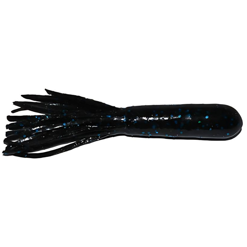 Load image into Gallery viewer, Right Bite Baits Large Salty Tube - Black Blue Flake