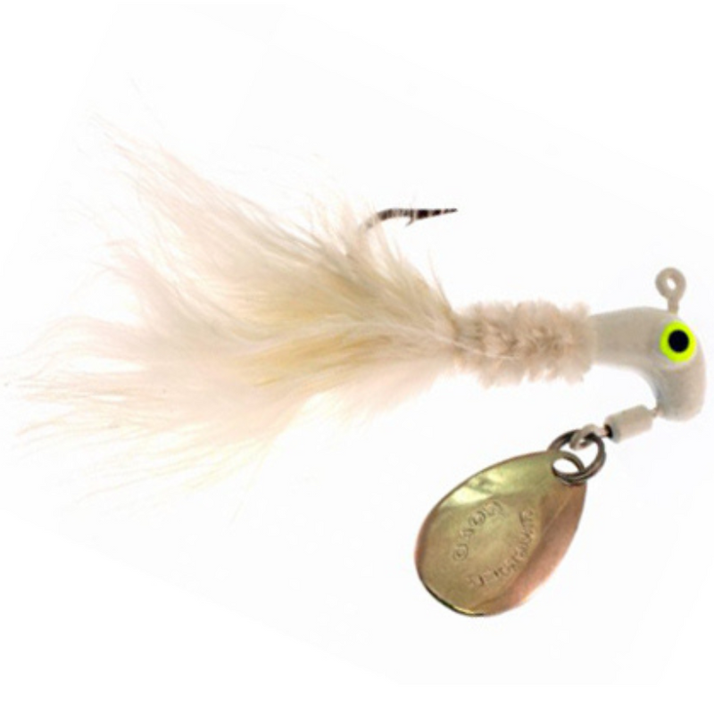 Load image into Gallery viewer, Blakemore Fishing Road Runner Marabou Jigs - White