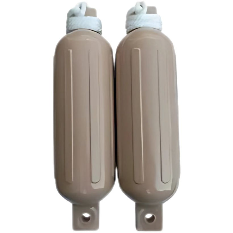 Load image into Gallery viewer, Seachoice Twin Eye Fender Kit in tan – durable UV-resistant boat fender with twin eye design