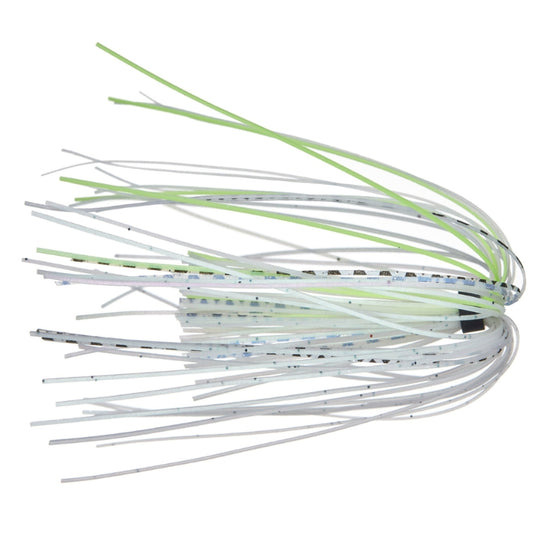 6th Sense Silicone Replacement Skirts in custom color blends for jig and spinnerbait customization.