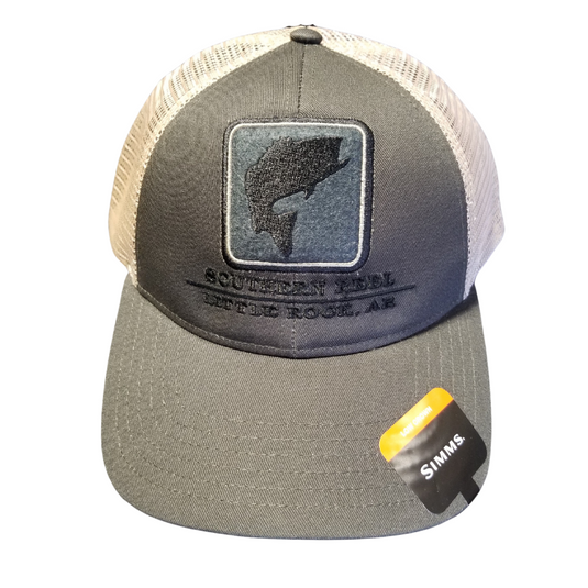 Simms Bass Icon Trucker Hats w/ Southern Reel Name Hats - Foliage
