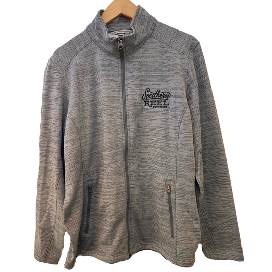 Southern Reel Outfitters Woman's Port Authority Full Zip Jackets - Black Gray Heather