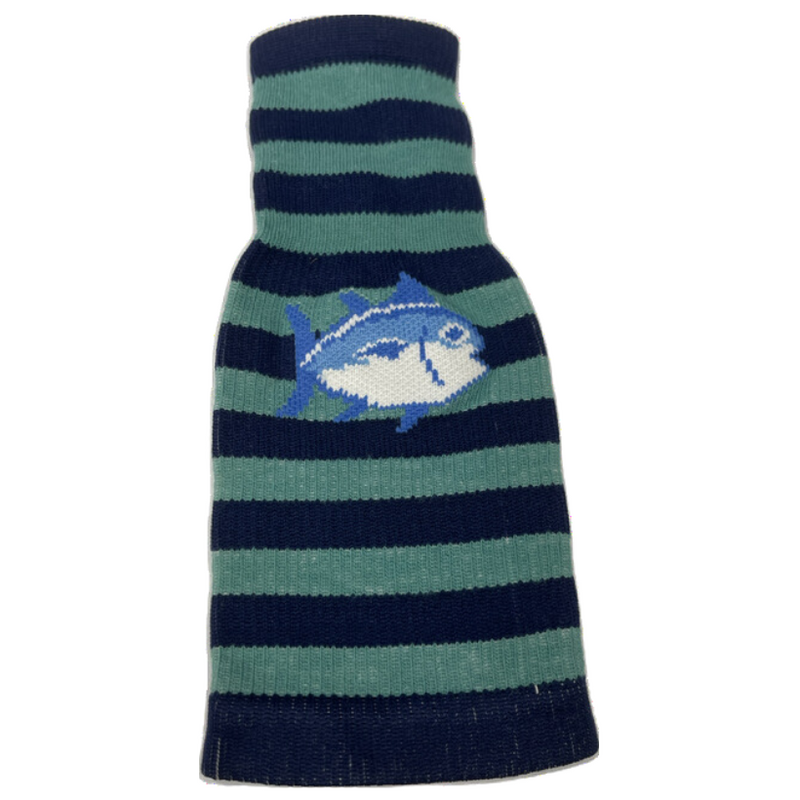 Load image into Gallery viewer, Southern Tide Bottle Sock - Green and Navy