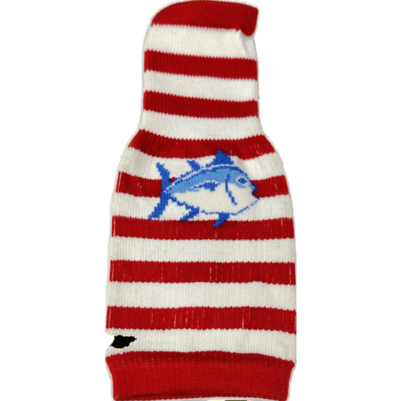 Load image into Gallery viewer, Southern Tide Bottle Sock - Red and White