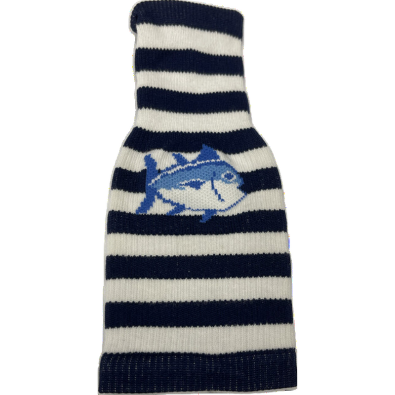 Load image into Gallery viewer, Southern Tide Bottle Sock - White and Navy