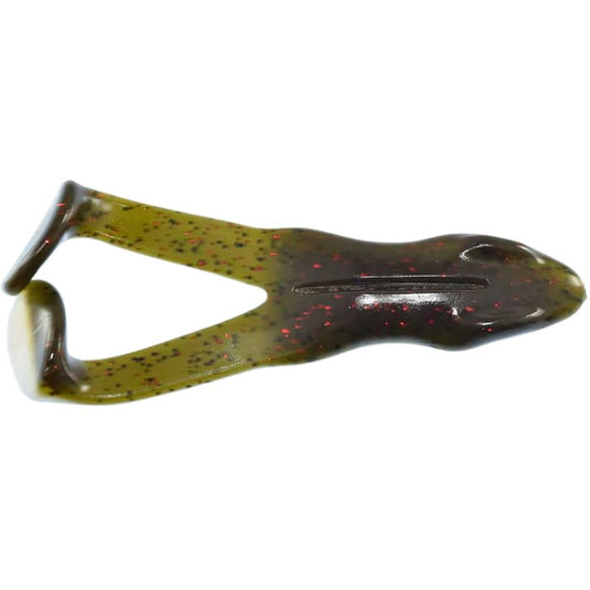Stanley Bull Ribbit Frog - Green Pumpkin Silver Pearl