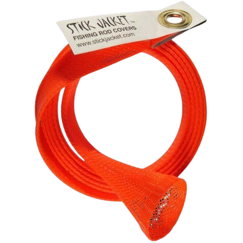 Load image into Gallery viewer, Stick Jacket Casting Fishing Rod Cover - Neon Red