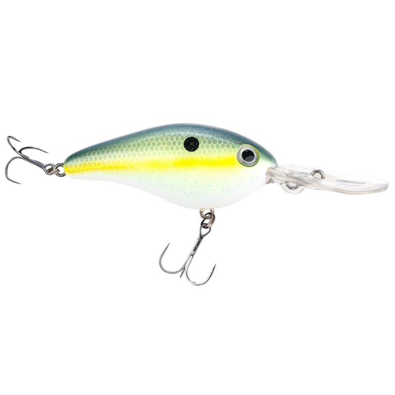 Load image into Gallery viewer, Strike King 6XD Hard Knock Crankbaits - Chartreuse Sexy Shad