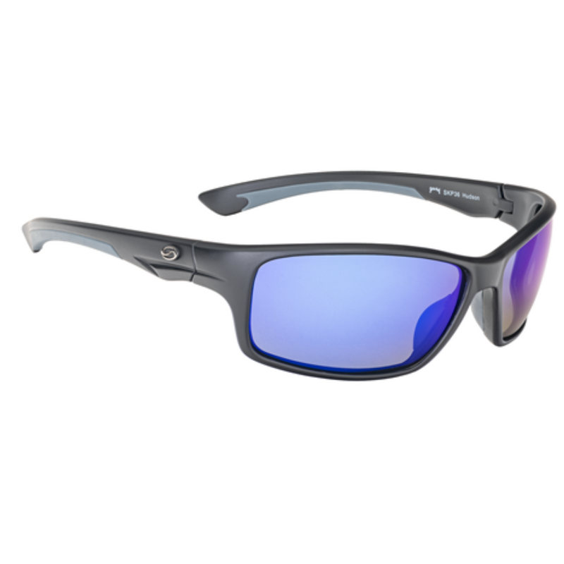 Load image into Gallery viewer, Strike King S11 Optics Hudson Black Frame with Blue Mirror - SG-S1136