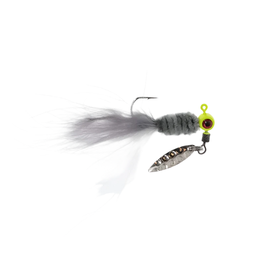 Strike King Mr. Crappie Maribou Sausage Spin Gray Squirrel