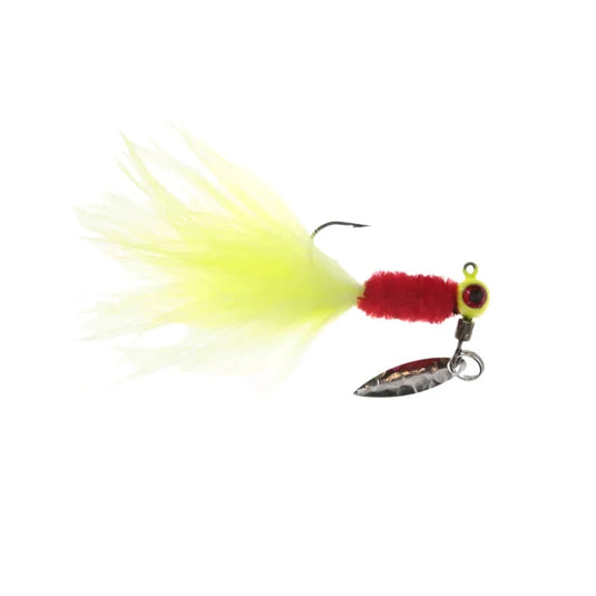 Strike King Mr. Crappie Maribou Sausage Spin Red Rooster