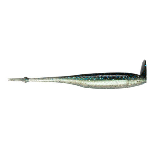 6th Sense Strobe Shaker 3.7 Swimbait with 3D eyes and lifelike tail for bass fishing. Threadfin Shad