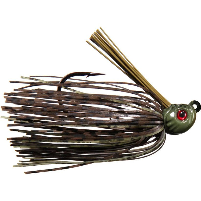 Load image into Gallery viewer, Talon Custom Billy Mac Fishing Jigs - Green Pumpkin