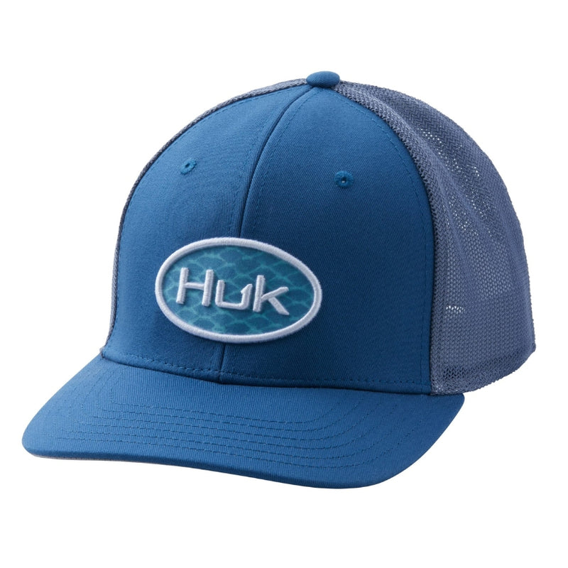 Load image into Gallery viewer, Huk Scaled Logo Stretch Trucker Hat