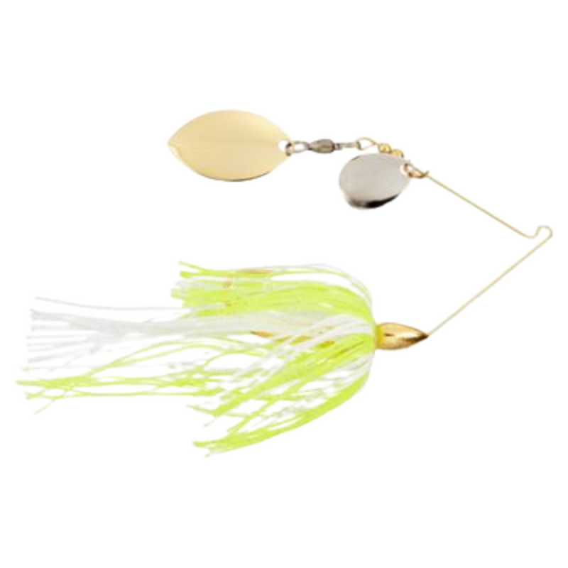 Load image into Gallery viewer, War Eagle Finesse Spinnerbaits - Hot White Chartreuse
