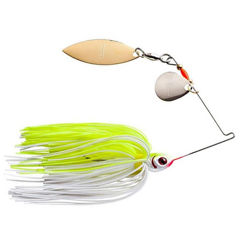 Load image into Gallery viewer, War Eagle Gold Colorado Willow Spinnerbaits - Hot Blue Herring