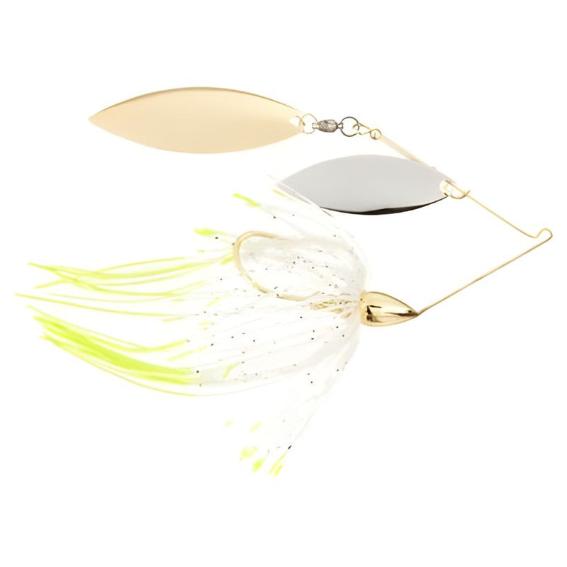 Load image into Gallery viewer, War Eagle Double Willow Spinnerbaits - Hot Blue Herring - Gold