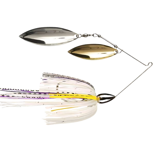 War Eagle Double Willow Spinnerbaits - Sexxy Purple Shad