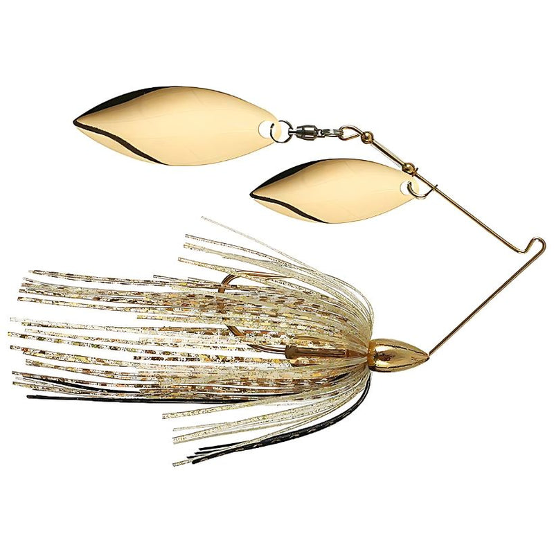 Load image into Gallery viewer, War Eagle Gold Screamin Eagle Double Willow Spinnerbaits - Gold Shiner