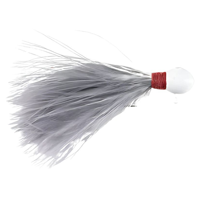 Load image into Gallery viewer, White River Zig Jigs - White and Gray