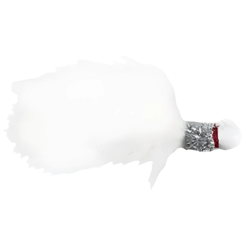 Load image into Gallery viewer, White River Zig Jigs - White Silver Tinsel