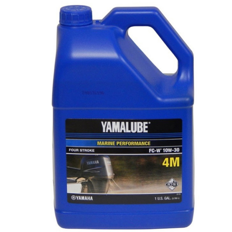 Load image into Gallery viewer, Yamalube 4-Stroke 10W-30 4M Outboard Engine Oil Gallon
