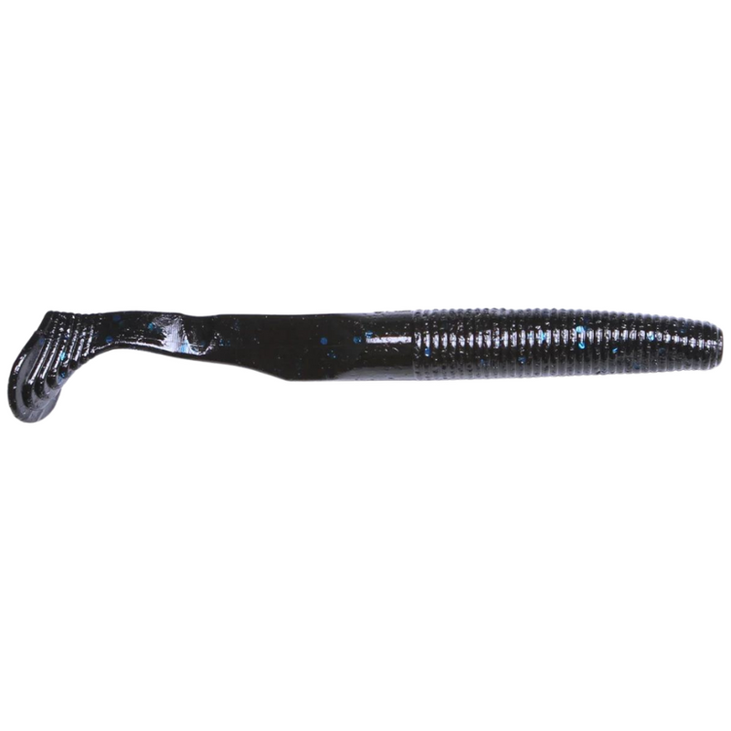 Load image into Gallery viewer, Yamamoto Swim Senko Swimbaits - Black with large Blue Flake