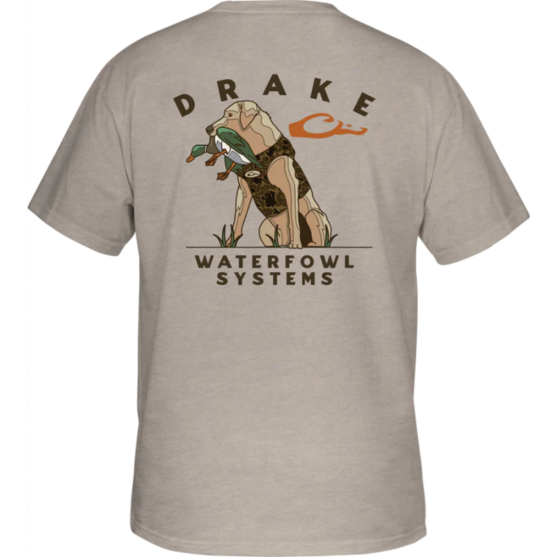 Load image into Gallery viewer, Drake Retro Short Sleeve T-Shirt – Cotton Blend Tee with Retro Graphic and Logo Pocket
