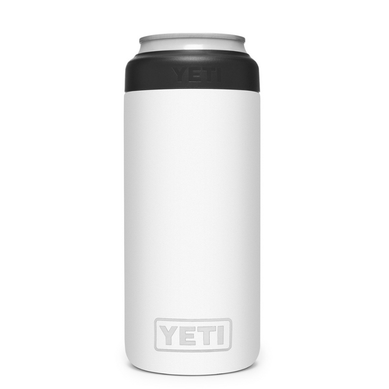 Load image into Gallery viewer, Yeti Rambler 12oz Slim Colster Can Insulator White