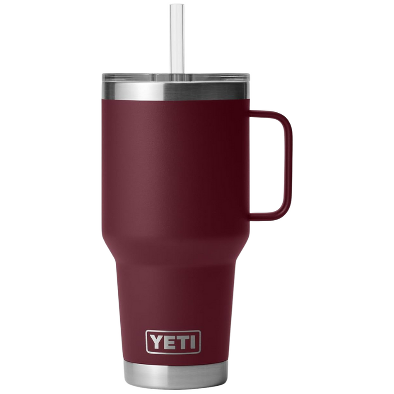 Load image into Gallery viewer, Yeti Rambler Straw Mugs - Wild Vine Red