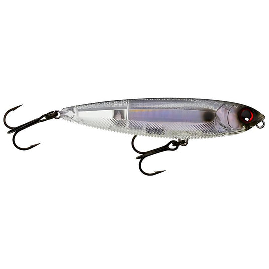 Yo-Zuri 3DB Pencil Series Top Water Baits - Prism Ghost Shad