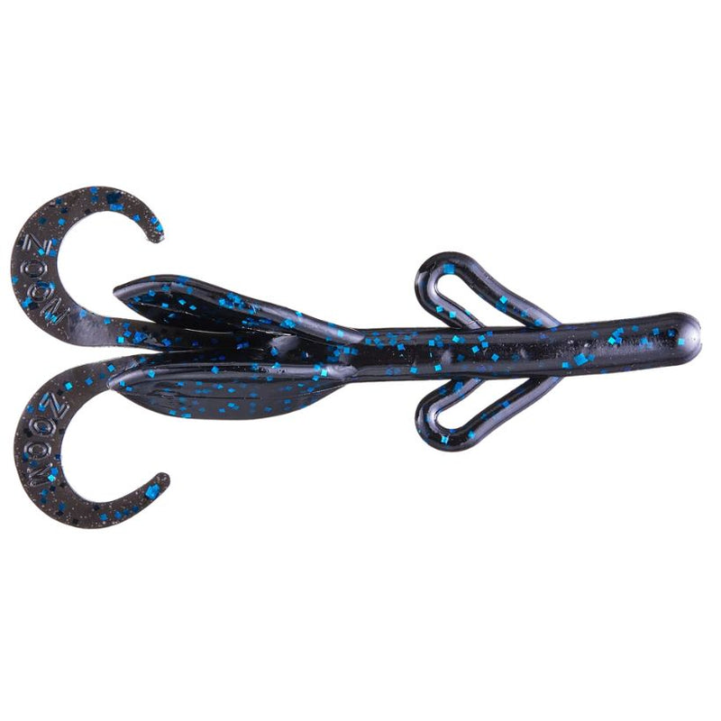 Load image into Gallery viewer, Zoom Brush Hog Creature Baits - Black Blue Flake