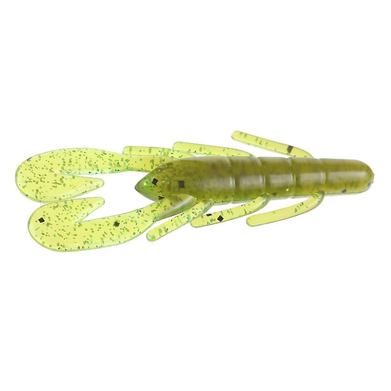 Load image into Gallery viewer, Zoom Micro UV Speed Craw - Green Pumpkin Chartreuse Belly