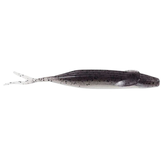 Zoom Winged Fluke Swimbaits - Smoke Pepper Clear