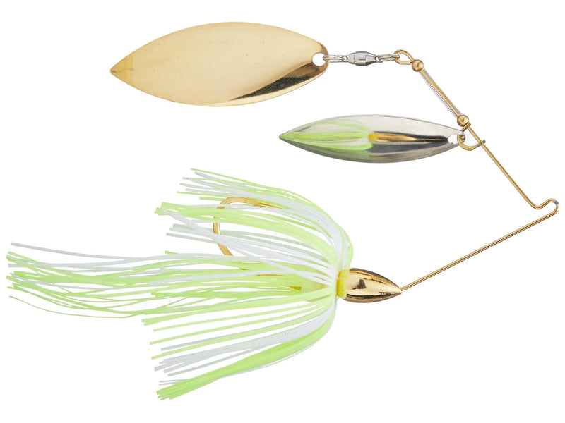 Load image into Gallery viewer, War Eagle Gold Double Willow Spinnerbaits
