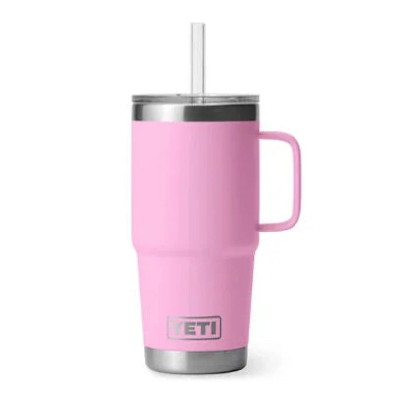 Load image into Gallery viewer, Yeti Rambler Straw Mugs - Power Pink