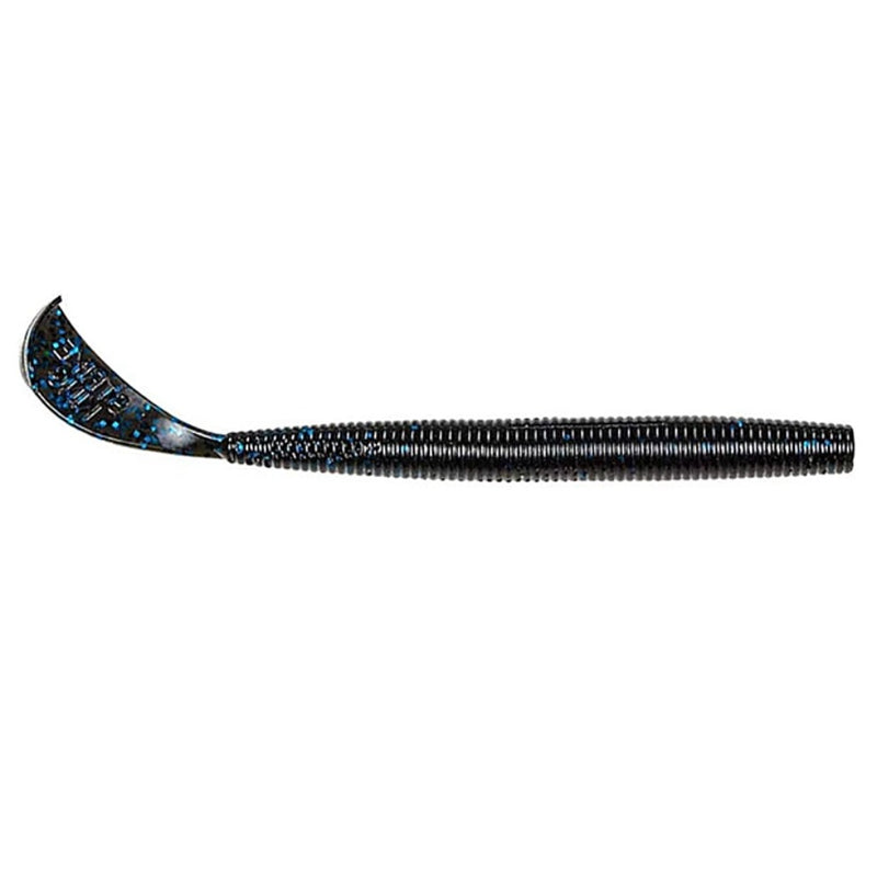 Load image into Gallery viewer, Strike King Rage Cut-R Worms Black Blue Flake
