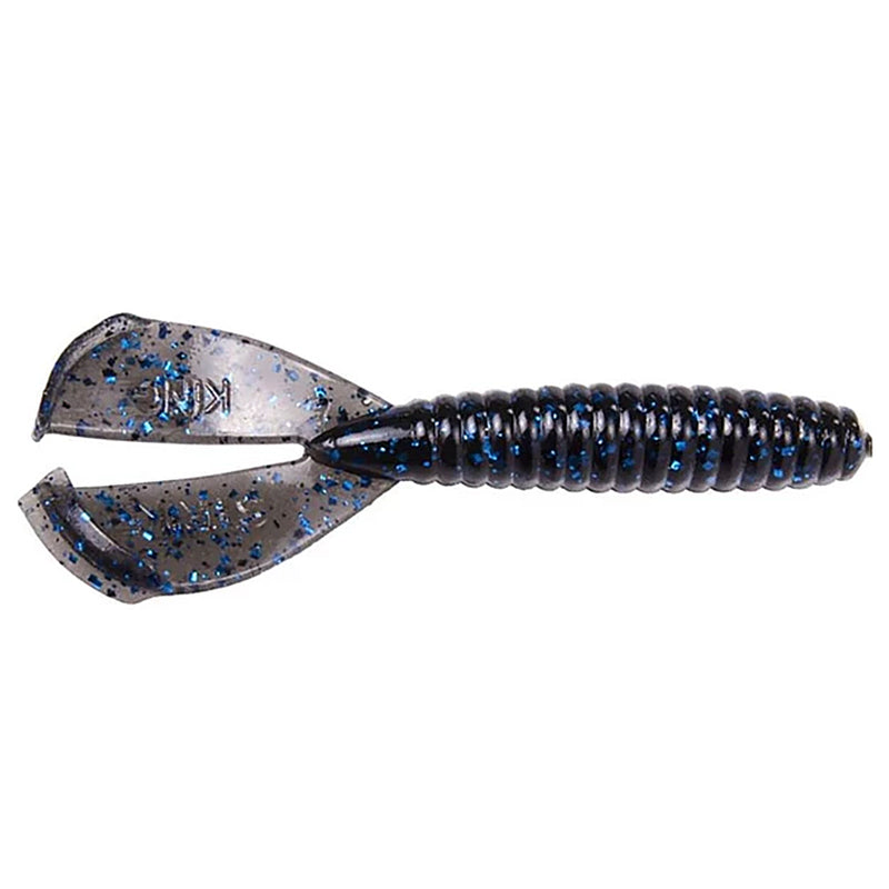 Load image into Gallery viewer, Strike King Rage Menace Black Blue Flake