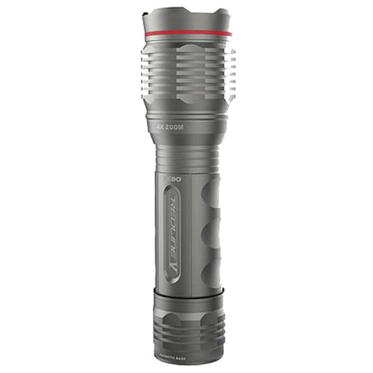 Nebo Redline V Flashlight with waterproof aluminum body and adjustable focus beam