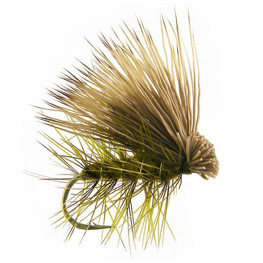 Umpqua Elk Caddis Flies - Olive