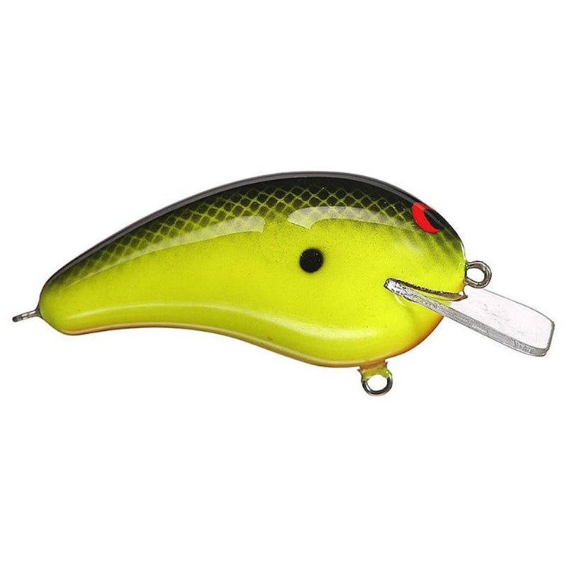 Load image into Gallery viewer, Black Label Tackle Ricochet Crankbaits - Chartreuse Black Back