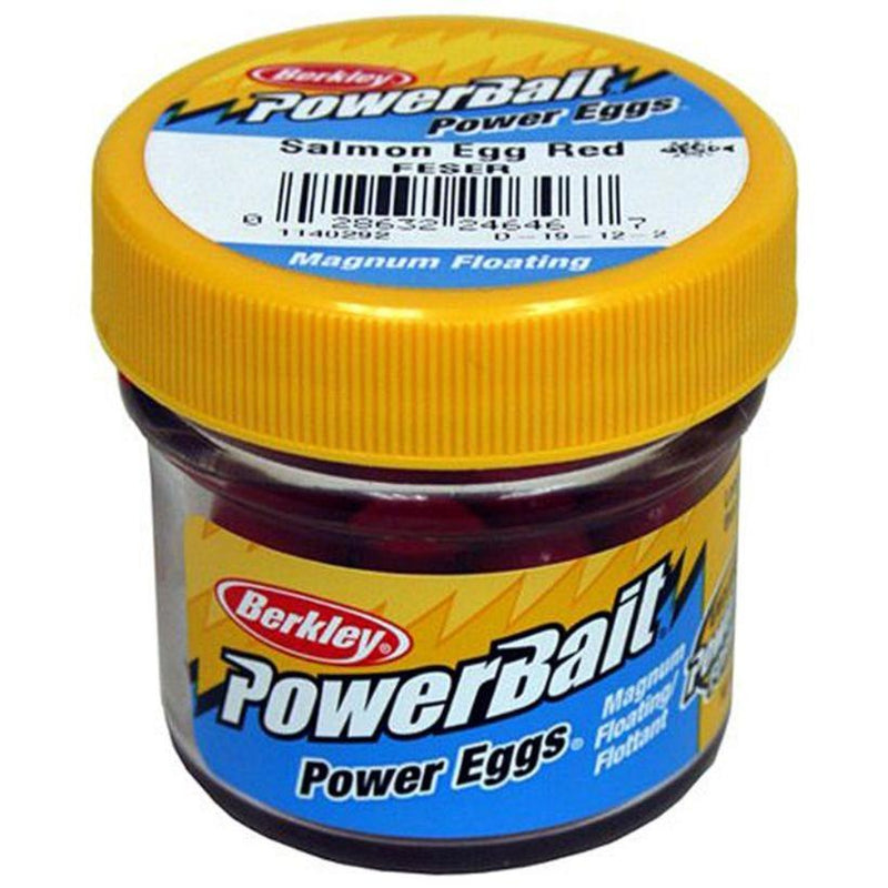 Load image into Gallery viewer, Berkley Powerbait Power Floating Magnum Eggs - Salmon Egg Red