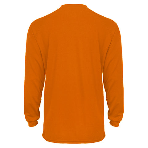 Southern Reel Outfitters Logo LS Performance Shirt - Safety Orange
