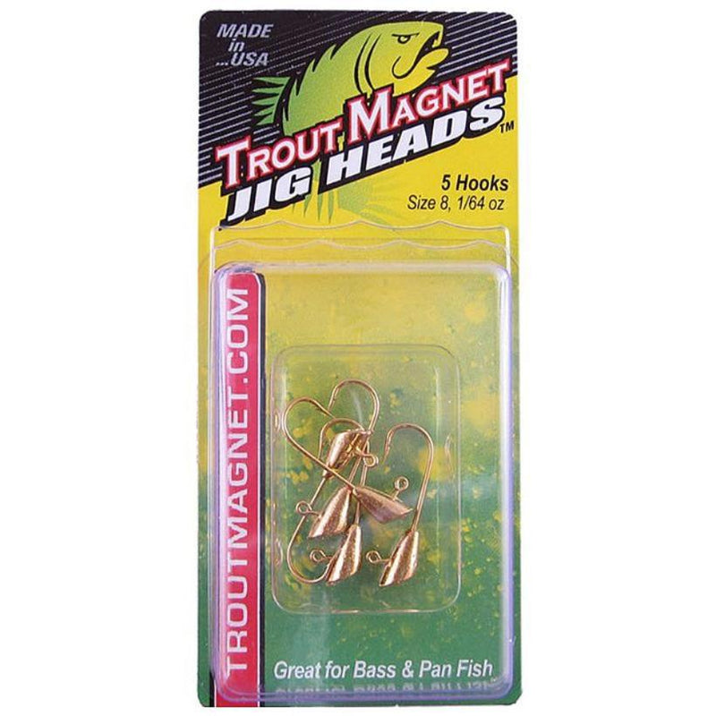 Load image into Gallery viewer, Trout Magnet Jig Heads - Gold