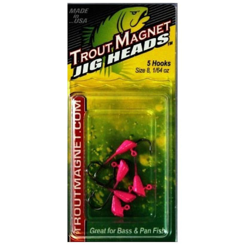 Load image into Gallery viewer, Trout Magnet Jig Heads - Pink