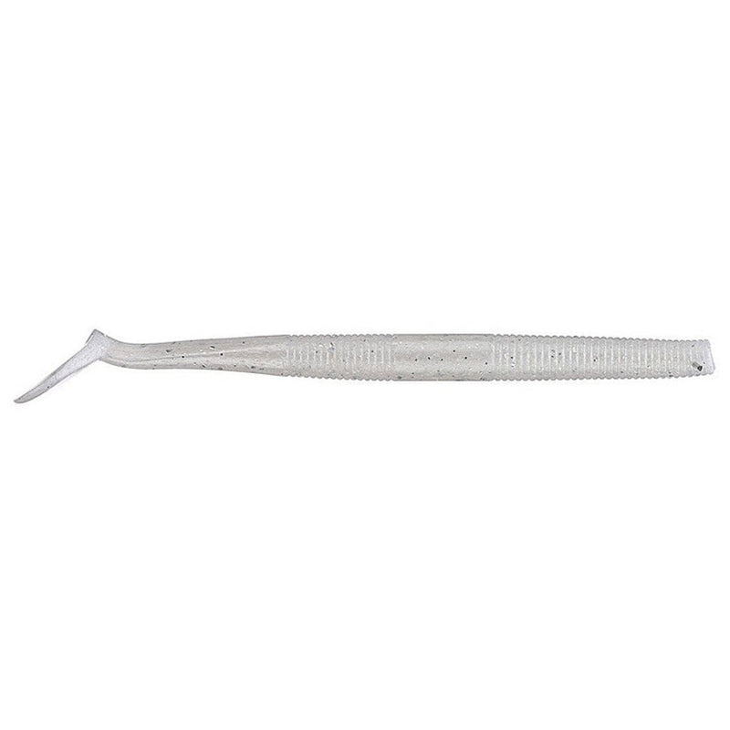 Load image into Gallery viewer, Yum Swim'n Dinger Worms Pearl Silver Flake