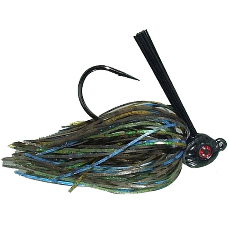 Load image into Gallery viewer, Talon Custom Billy Mac Fishing Jigs - Billy's Pumpkin Blue